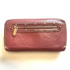 ⁠LOUIS VUITTON ヴィトン スハリ ジッピーウォレット 赤 長財布⁠