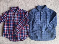 Ralph Lauren チェック柄ボタンダウンシャツ 3T