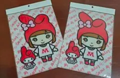 ☆新品未開封☆　さくら　My Melody　マイメロ　クリアファイル　2セットのサムネイル