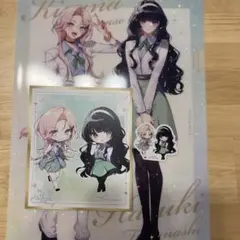 Prism Garden 購入特典クリアファイル ステッカー 雪子 百合展　3点