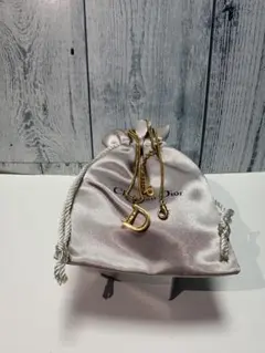 Christian Dior クリスチャンディオールDロゴネックレス ゴールド