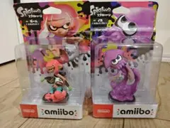 【新品・未開封】amiibo スプラトゥーン ガール ネオンピンク イカ セット