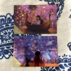 ディズニーポストカードとカードステッカー