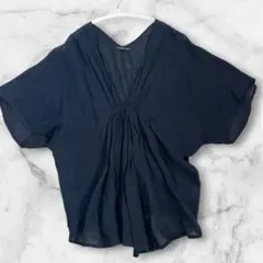 mizuiro ind ドルマンスリーブ　リネン100% シャツ　トップスのサムネイル