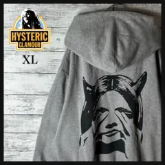 3866M【希少X L】ヒステリックグラマー☆ヒスガール ビッグロゴ パーカー