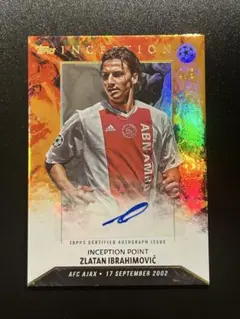 破格！【5シリ】 イブラヒモビッチ 直筆サイン Topps Inception