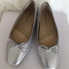 オリエンタルトラフィック　バレエシューズ　シルバー39