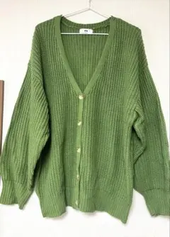 WEGO グリーン カーディガン 長袖