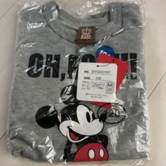 120cm ミッキースウェット　グレー