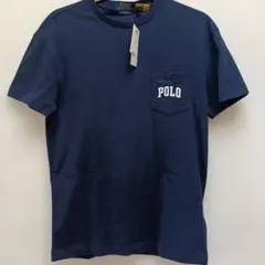 未使用 2010s POLO SPORT ロゴ VネックTシャツ M ネイビー - メルカリ