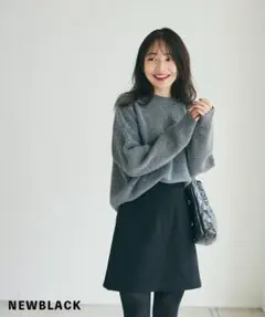 【MAAYA DESIGN】スカートショートパンツ ブラック XSのサムネイル