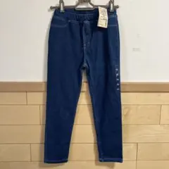MUJI レギンスパンツ キッズ・ブルー 130
