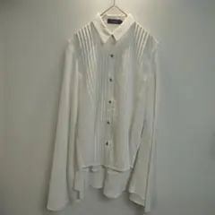 LOVE ESCAPE ホワイトプリーツ長袖 S