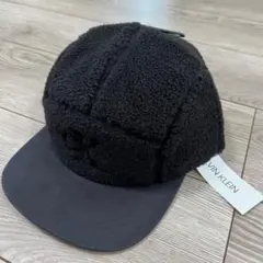即発★ Calvin Klein CKロゴ刺繍　もこもこ キャップ 大人気♪