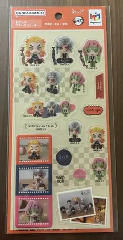 【匿名配送】鬼滅の刃 るかっぷコラージュシール 5周年 POP UP 柱