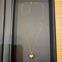 ゴールドハートペンダントネックレス