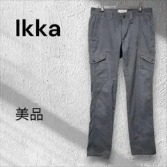 美品　Ikka グレー カーゴパンツのサムネイル