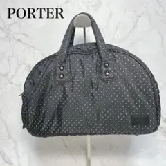 【希少】ポーター ボストンバッグ タンカー ドット 多機能 カジュアル 大容量