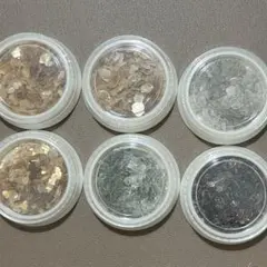 ネイルパーツ フレーク 6色セットのサムネイル