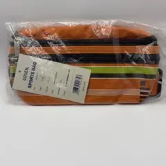 GOSEN テニス用　ウエストバッグ オレンジ