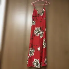 Forever21 花柄　サロペット　ワイド