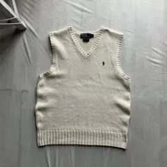 ラルフローレン コットンベスト M vintage