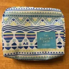 ANNA SUIの「THE SOUVENIR SHOP」気球柄スクエアポーチ