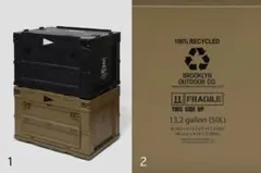 Brooklyn Outdoor Co. 収納ボックス 13.2ガロン
