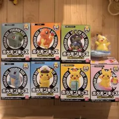 ポケモンキッズ30周年　フィギュア 7点セット（波乗りピカチュウ開封済）