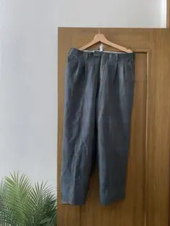 GRAND MONARCH 緑チェック柄パンツ