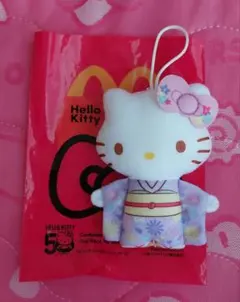 ハローキティ 着物マスコット 50周年