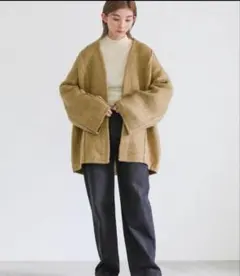 セレクトモカ　オーバーサイズニットコート