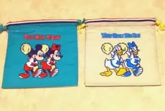 【未使用】　ディズニーリゾート　CheerTogether！ 巾着　2枚セット