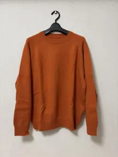 オレンジ ニット