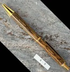 新品 天然木軸 ハンドメイド 最高級24Kボールペン ホンジュラスローズ