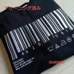 Shareef BARCODO BIG SWEAT クリーニング済み　size1