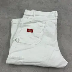 い*ん様 ディッキーズ　ペインターパンツ　ボトムス　ワークパンツ　古着　ホワイト