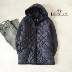 【現行タグ】 ネイビー 38 LAVENHAM キルティングジャケット 英国製