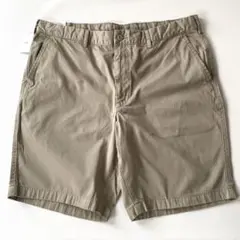 UNIQLO チノショーツ　ページュ　コットンショートパンツ　XL 大きいサイズ