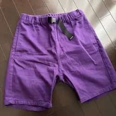 X-girl ハーフパンツ　パープル
