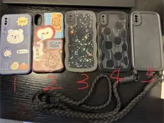 iPhoneX/XS ケースセット 5種類