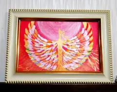風水開運絵画＊幸せの七色鳳凰　守護　全体運　健康運　子宝　女性　恋愛　色気　結婚 風水開運絵画＊幸せの七色鳳凰 守護 全体運 健康運 子宝 女性 恋愛