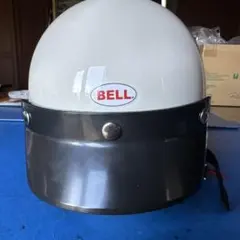 NOS！Bell 520バイザー ホワイト オリジナル ビンテージヘルメット 