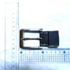 メンズベルト　バックル　チャコールグレー
