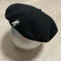 値引　美品★アニエス・ベー　agnis b. ENFANT 黒 ベレー帽　子供