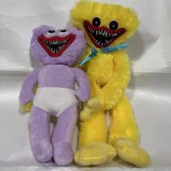 Huggy Wuggy ハギーワギーぬいぐるみセット 黄色　紫色