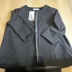 今どきスーツ【ブラックL】入学式 卒業式 体型カバー　細見えパンツスーツ