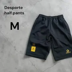 【即日発送】 Desporte ハーフパンツ M ブラック スポーツ 古着