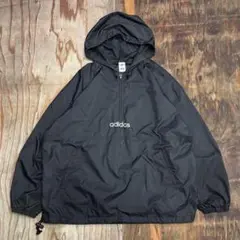 90s adidas アノラック パーカー ナイロン デサント vintage