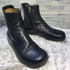 BALLY バリー 23cm サイドジップブーティ 黒 レザー 36のサムネイル